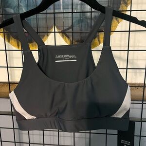 Lanston Sport Gray Women's Sports Bra